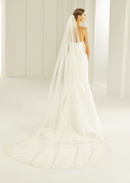 Bianco Evento bridal veil S283 (1)