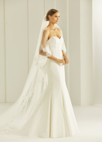 Bianco Evento bridal veil S285 (1)