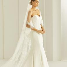 Bianco Evento bridal veil S285 (1)