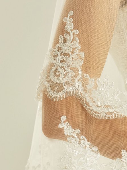 Bianco Evento bridal veil S285 (2)