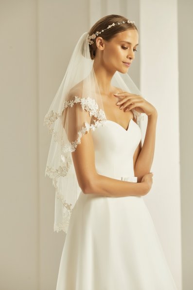 Bianco Evento bridal veil S304 (1)